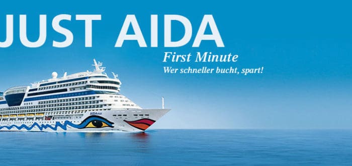 JUST AIDA First Minute: Kreuzfahrtschnäppchen mit Flug zum Sonderpreis
