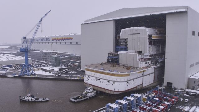 AIDAnova Heckteil Meyer Werft Papenburg