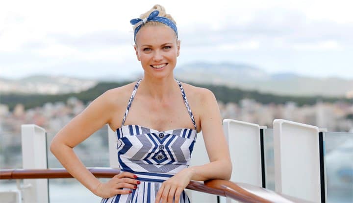 AIDAmira: Taufe für den guten Zweck - mit Franziska Knuppe aidamira-franziska-knuppe