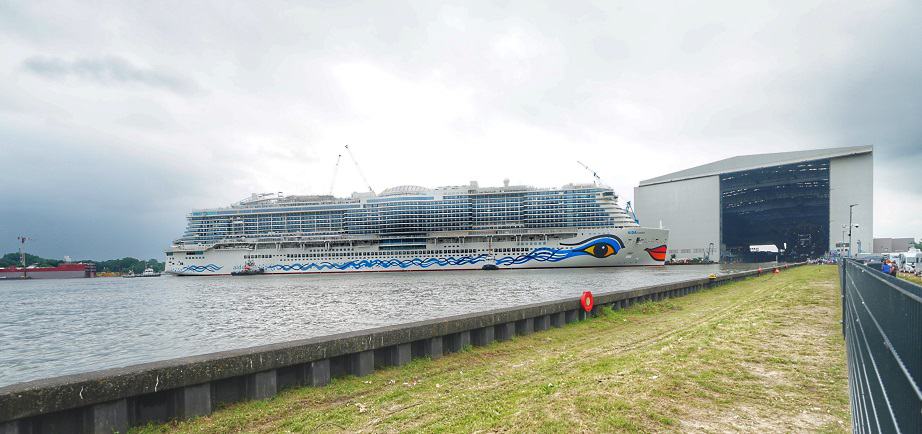 AIDAcosma Emsüberführung für 23. Oktober 2021 geplant aidacosma-meyerwerft02