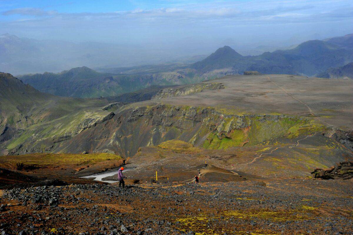 landscape photography of the laugavegur hiking trail