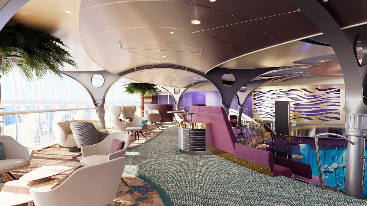AIDAdiva Theatrium Rendering (c) AIDA Cruises