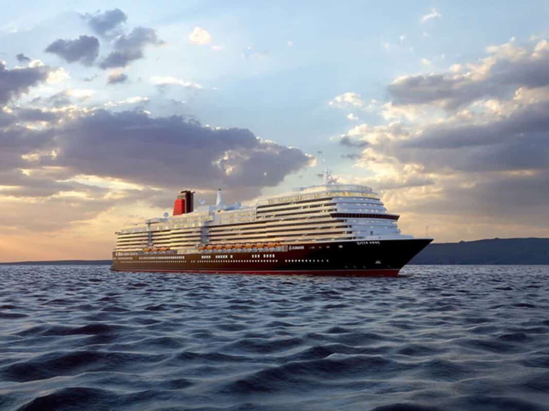 Ein Rendering der neuen Queen Anne von Cunard