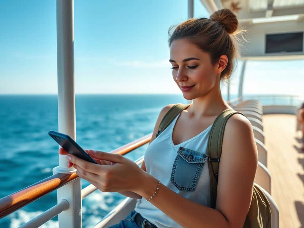 passenger-on-cruise-ship-while-web-surfing-on-mobile-device