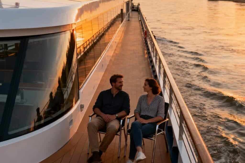 Rhein Flusskreuzfahrt Schnäppchen: 2 oder 3 Tage Schiffsreise ab €109 flusskreuzfahrt-paar